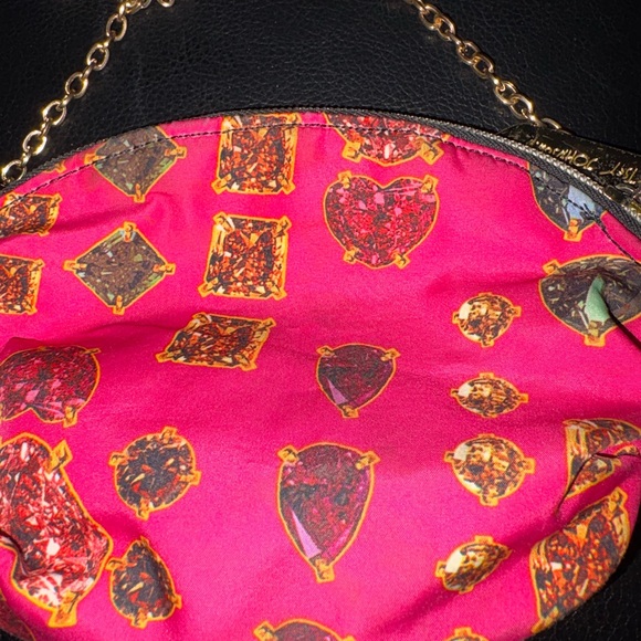 Betsey Johnson Pink Crossbody Bag with Gold Chain - Picture 5 of 5